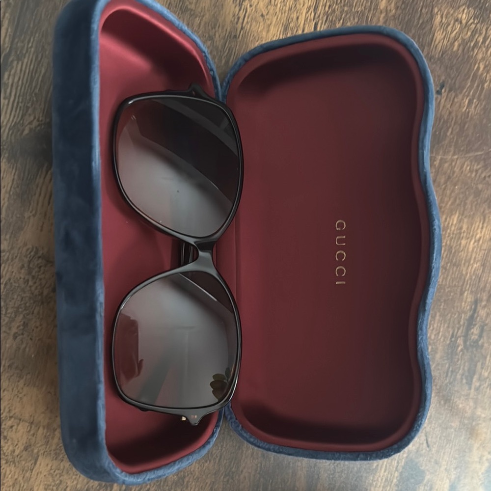 Gucci Black Sunglasses with Case